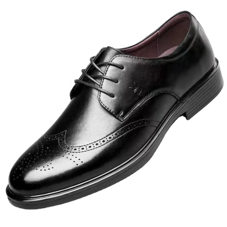 

High-grade Italian design Oxford shoes uppers genuine leather shoes authentic men's leather dress shoes for men