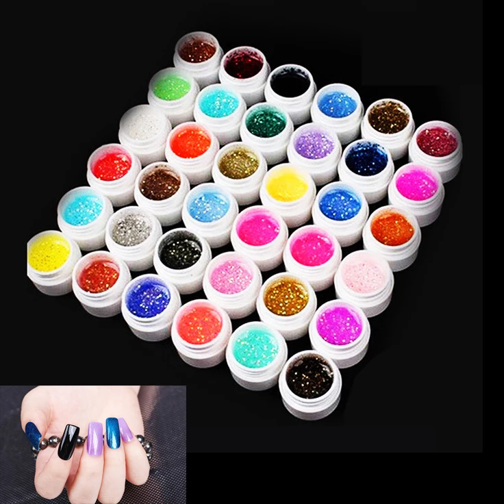 

36 Colors 5ml Nail UV Long Lasting Nail Art Pure Color Gel Paint Color Uv Gel Polish