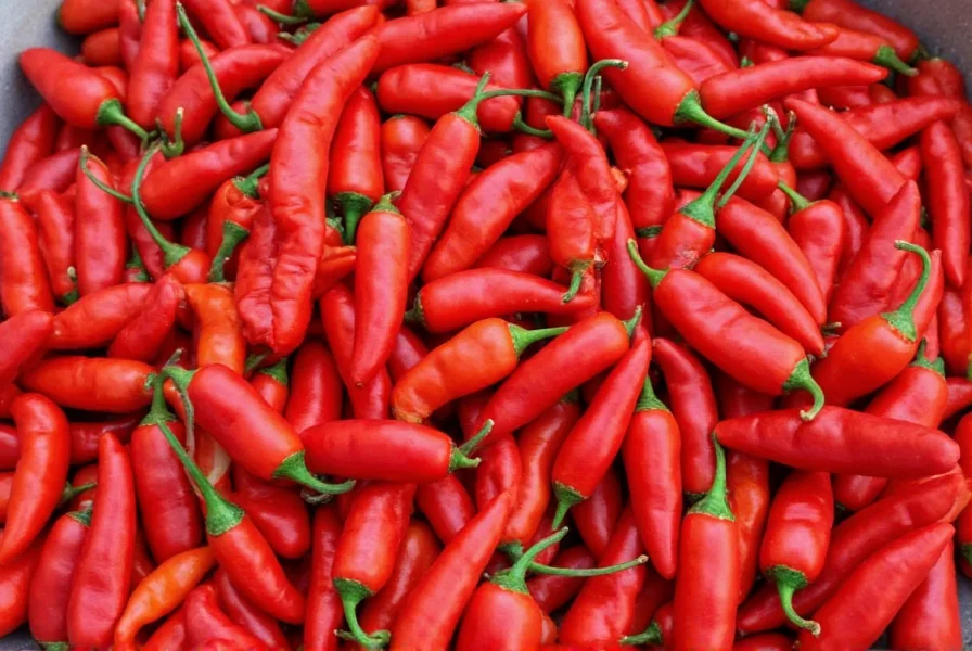 Long red spicy pepper powder