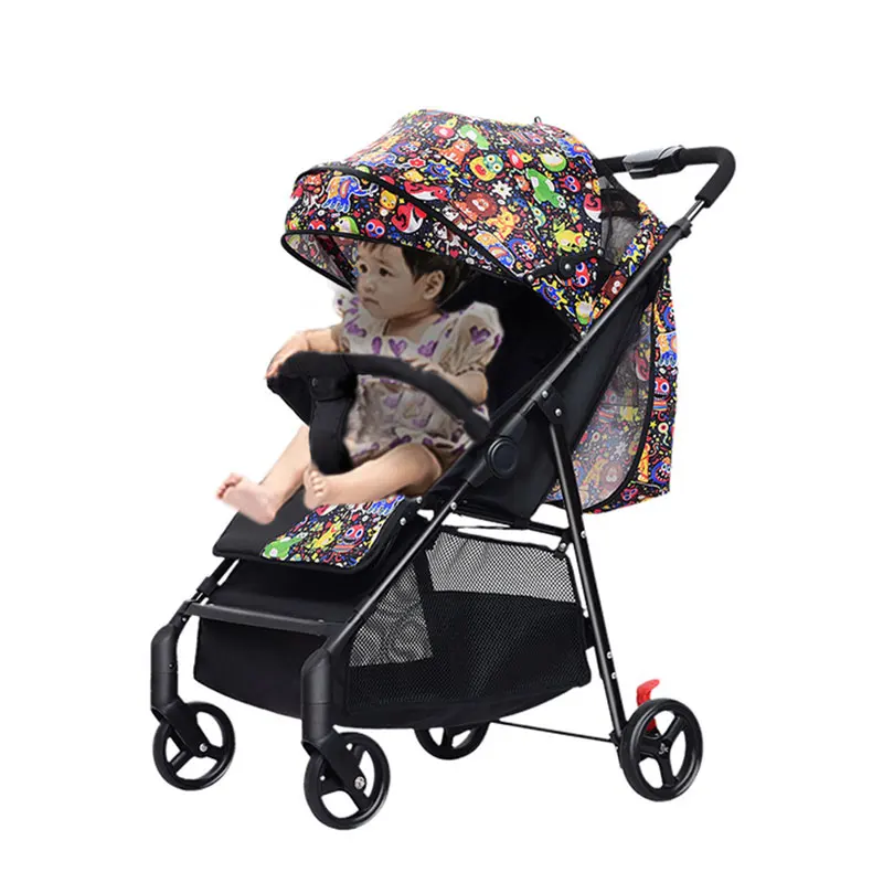 

Children Umbrella Stroller Baby, Hot Mom Foldable Baby Cart, Customized High Landscape Baby Carriage/, Pink/blue/green/gray/red/flower color