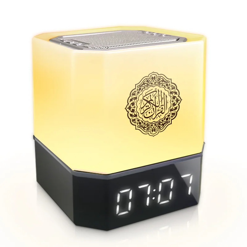 

Holy islamic gift azan clock quran digital led al free quran mp3 player download touch lamp quran speaker