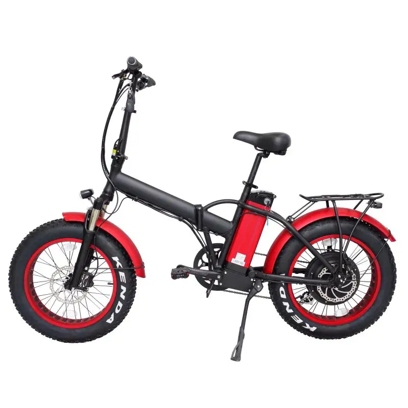 

48v1000W 20''x4.0 electric fat tire foldable snow bicycle with 48V13AH Lithium Battery for Adult, Black,red,white,blue,grey and customize