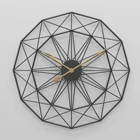 

Iron 3d decoration wall clock,good quality clock wall