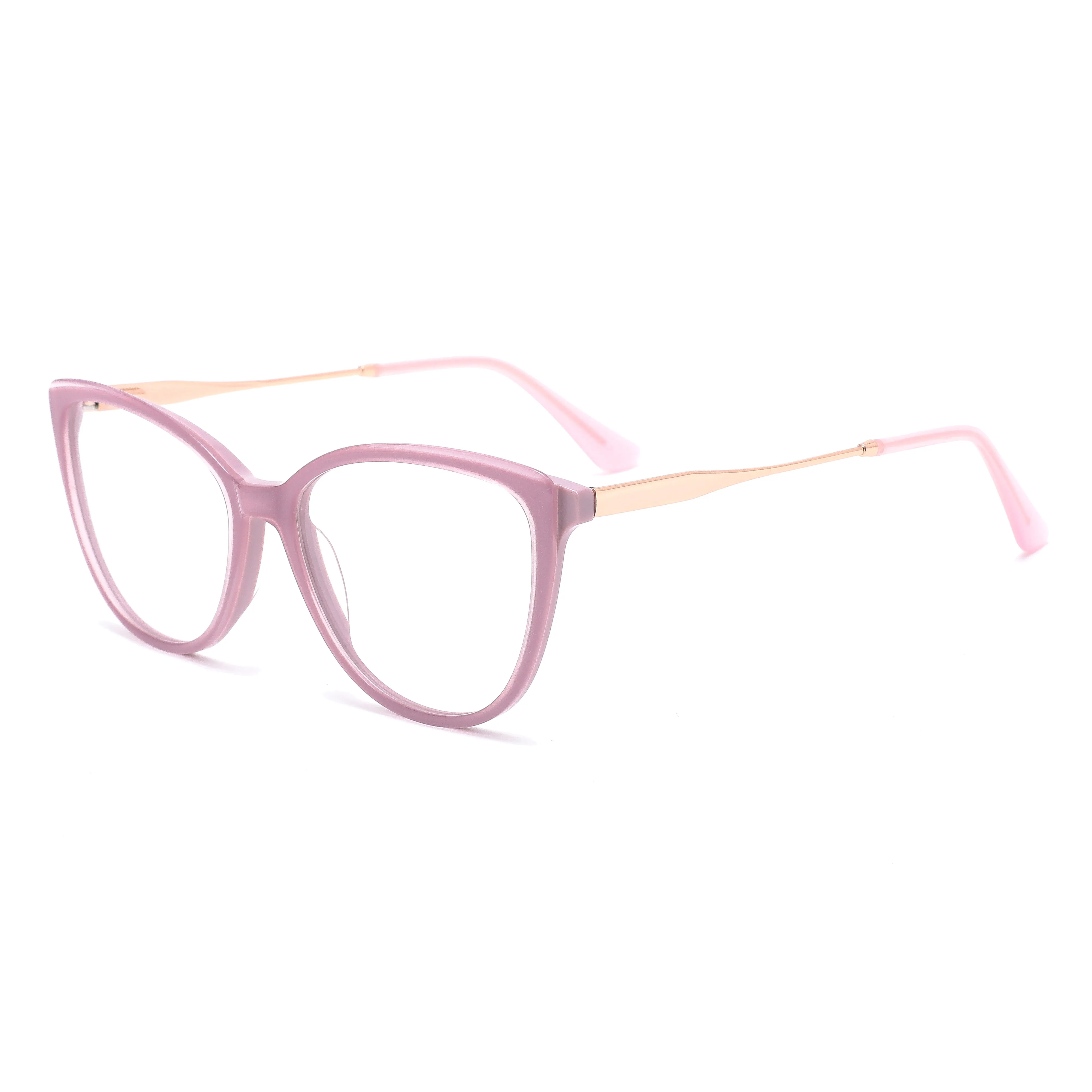 

New Design Unisex Cat Eye Acetate Optica Frame Glasses