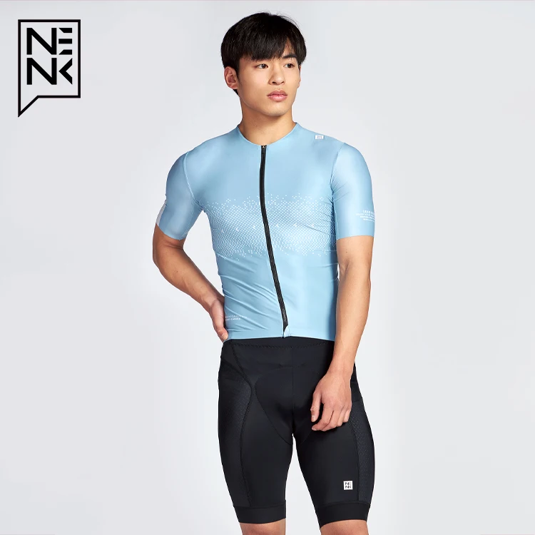 

NENK Breathable cycling clothing summer wear bike shirts quick dry cycling jersey mens top short sleeve bicycle jersey