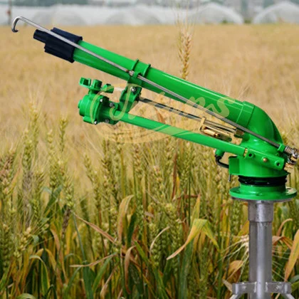 

Agriculture Big gun sprinkler 60m rain gun sprinkler for big cover range farm irrigation system, Green