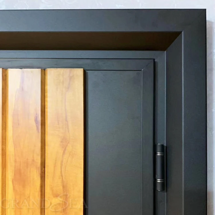 Panama Market Double Hollow Metal Steel Entry Doors With