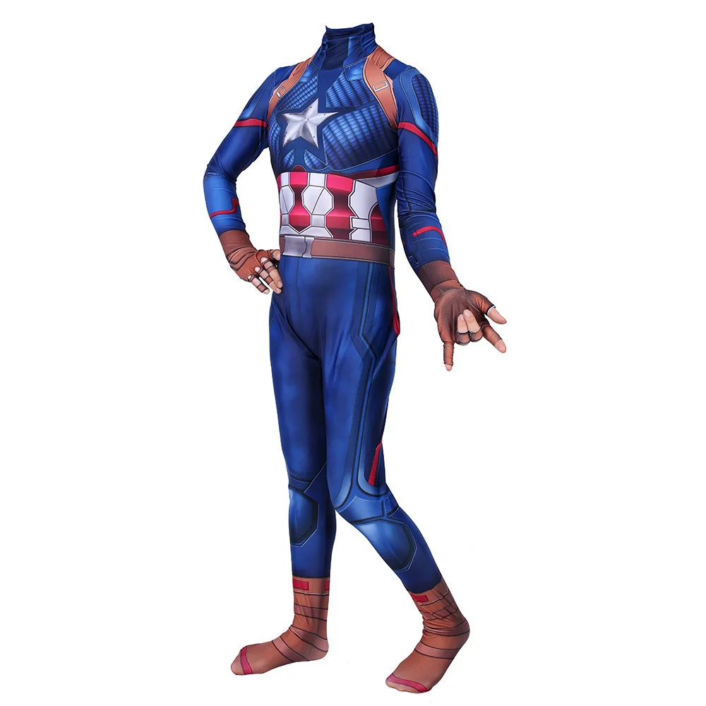 

Online Cheap Halloween adult Carnival nude Jumpsuits Simple cosplay captain costume