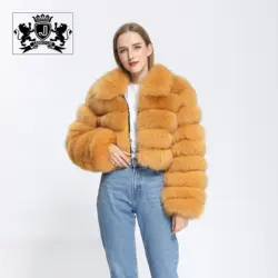Custom Winter Sex Fashion Real Fur Coat Wholesale 