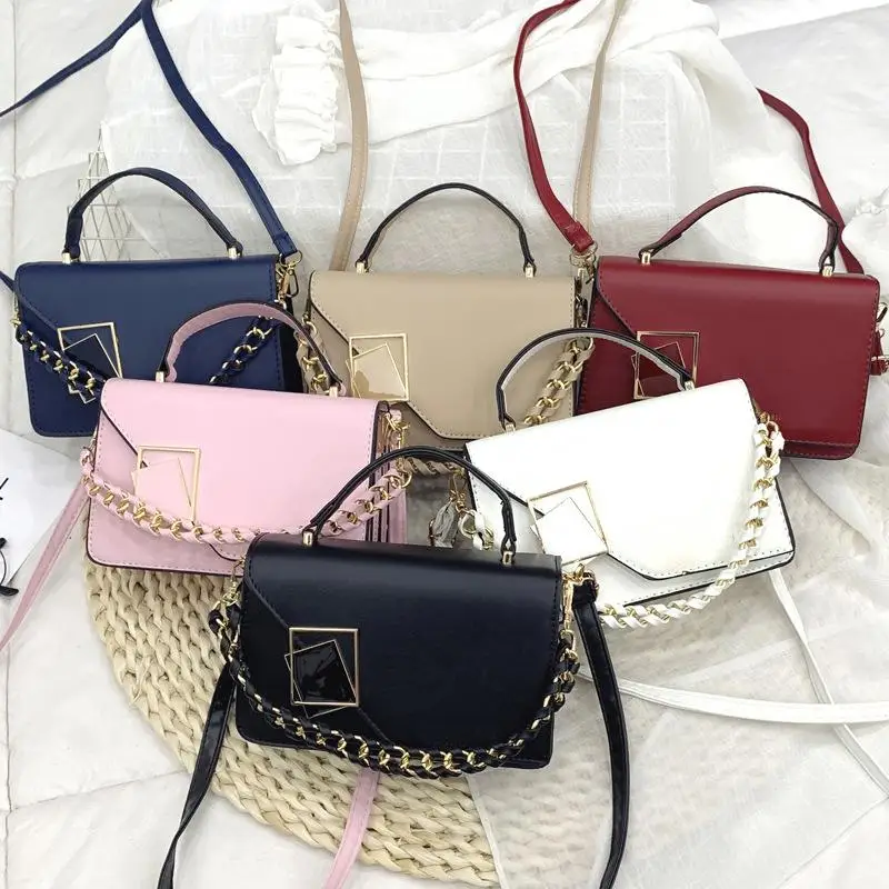 

2021 New Crossbody Shoulder Bag Fashion All-match Lock Small Square Bag