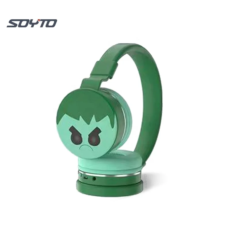 

Shuoyin 2023 marvel hulk Toy Wireless Headset Kids Mario bros bro Headphone Auriculares Cartoon BT Earphone Headphones for Kids