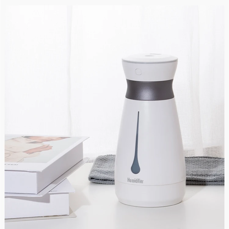 

High Quality Silent Humidifyingno Disturb Rechargeable Bedroom 500ml Air Humidifier, White