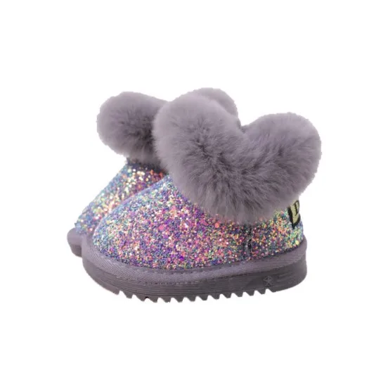 

Winter 2021 warm fashion all-match snow boots children snow boots boys and girls