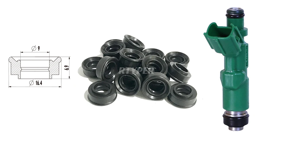2325021020 Fuel Injector Repair Kit Fkm Seals 22022 For Toyota Echo