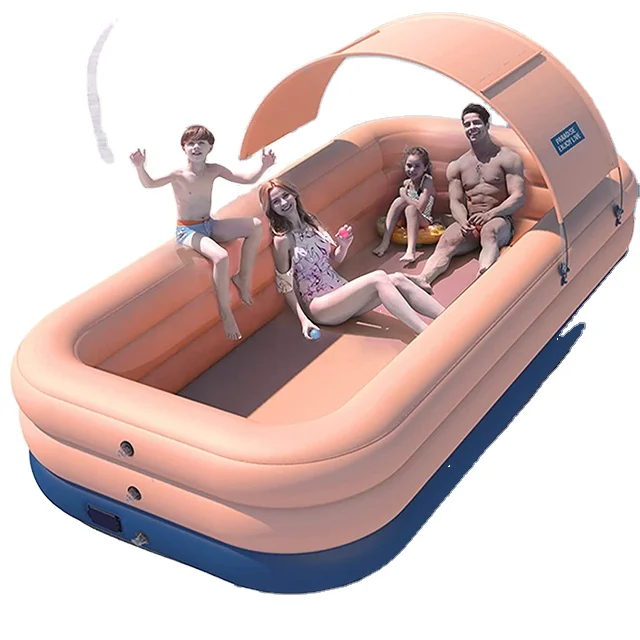 

New family automatic inflatable swimming pool wireless inflatable children adult outdoor garden backyard summer water party