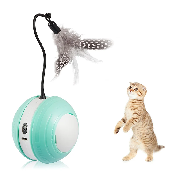 

UFBemo Bird Sound Mode USB Charging Running Toy Teasers Kitten Kitty Smart Cat Toy