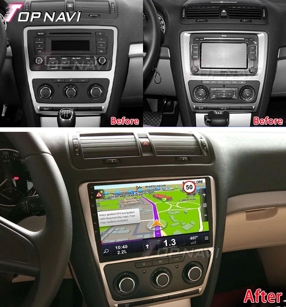 Android  Auto Stereo Video Multimedia Player For Skoda Octavia 2007-  2013 2014 Radio Ips Screen Car Dvd Gps Wifi Mirror Link - Buy Car Audio  Player For Skoda Octavia 2013,Car Multimedia
