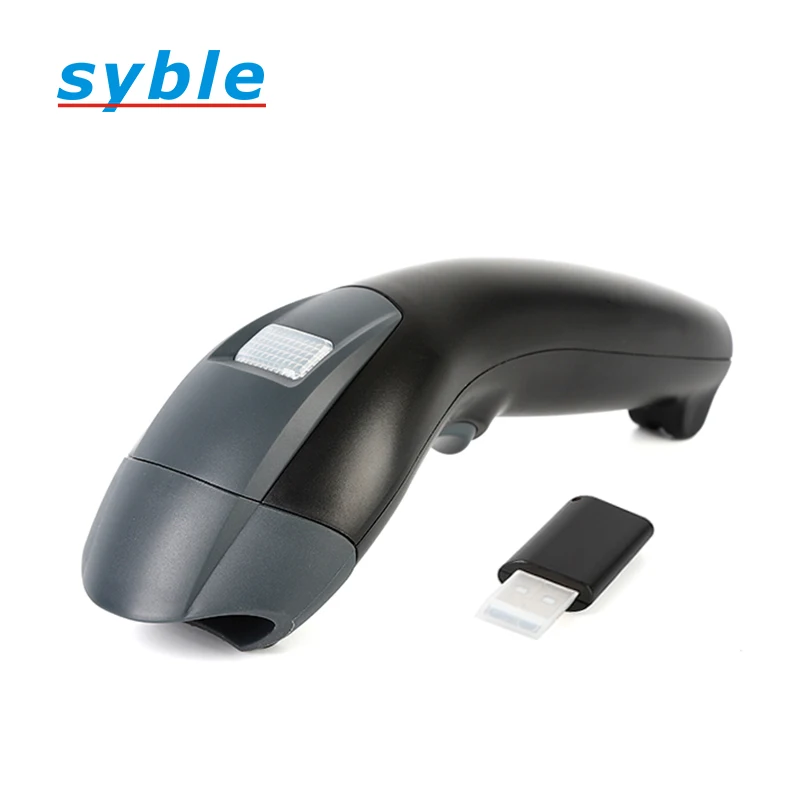 

Syble 2D Code Scanner COMS Barcode Scanning Gun Handheld wireless Barcode Scanner QR reader