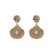 Shell Earrings Pearl Pendant Earrings Beach Earrings Accessories for Women