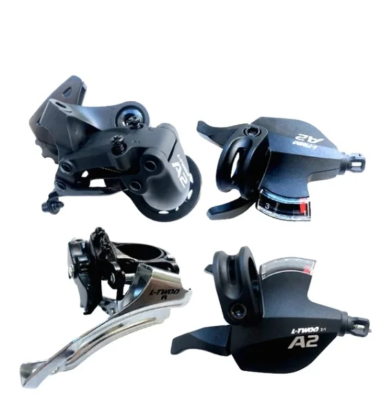 

3X7 Speed Shifter Rear Derailleurs for MTB Bicycle Groupset compatible for Cassette, One color