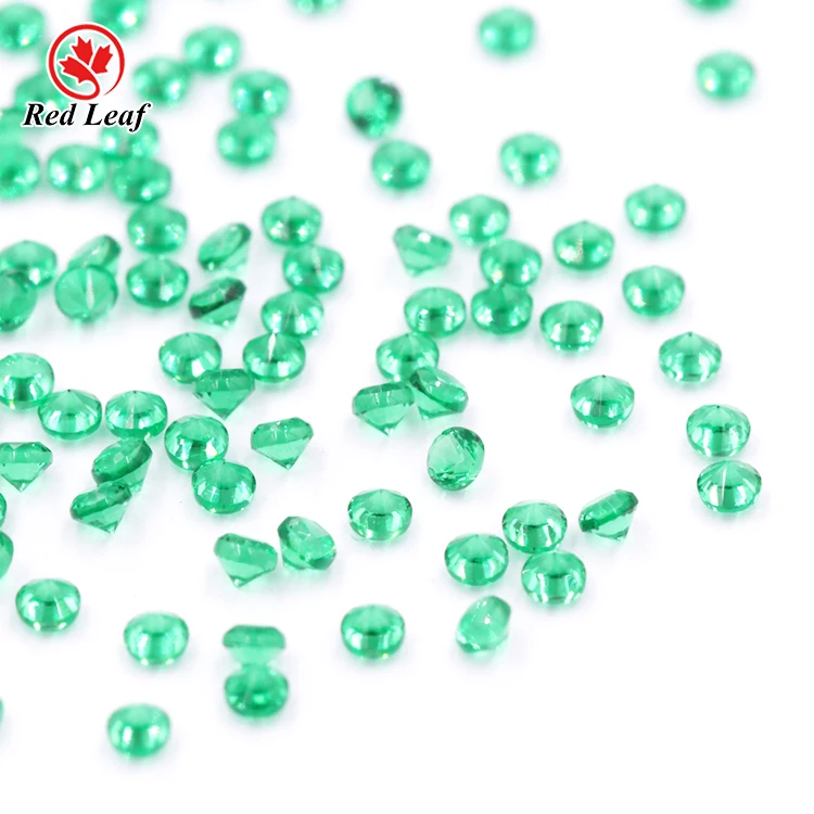 

Redleaf Jewelry Factory Wholesale Nanosital gemstone Small Size Artificial Green Nano Gems Stones For Jewelry