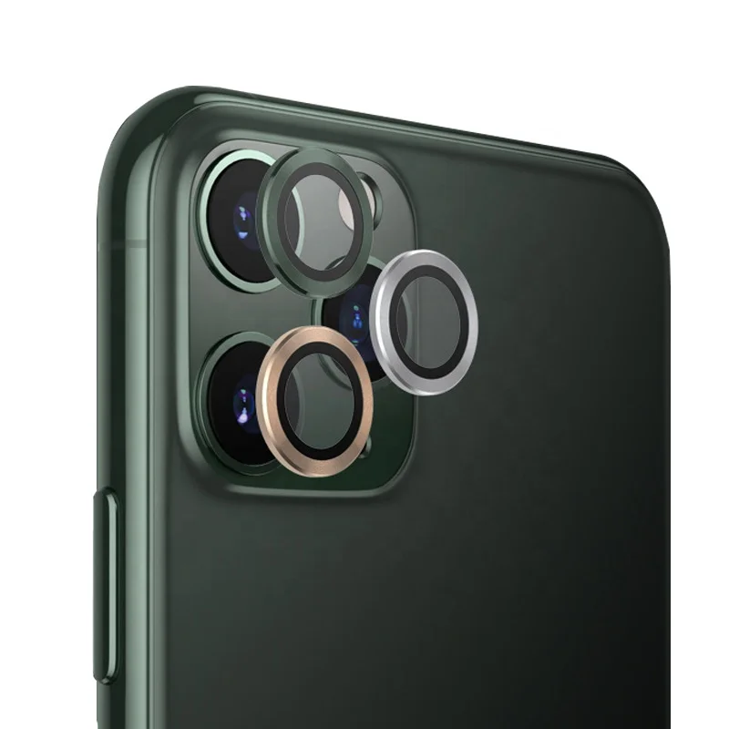 

2020 Amazon Hot For iPhone 11/12/Mini/Pro/Max Camera Lens Protector Premium Tempered Glass Aluminum Alloy Lens Screen Cover Film