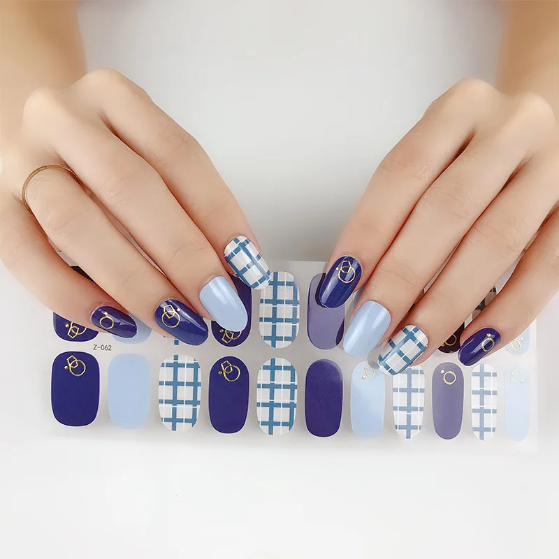 

Custom Packaging High Quality 3D Full Gel Nail Polish Sticker, Customers' requirements