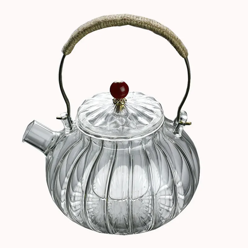 

Japanese style heat-resistant glass coffee teapot set, Transparent