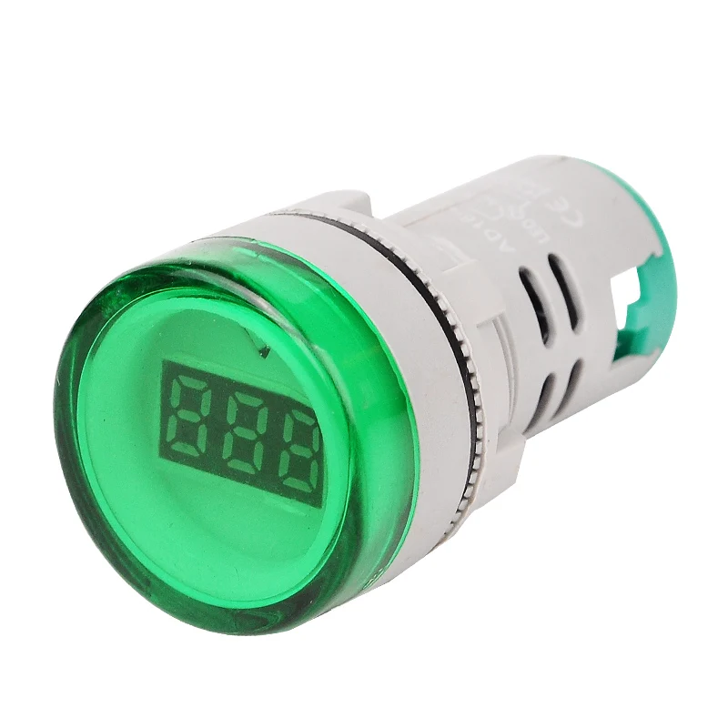 22mm Digital Display Voltage Indicator Signal Light Voltmeter Measuring