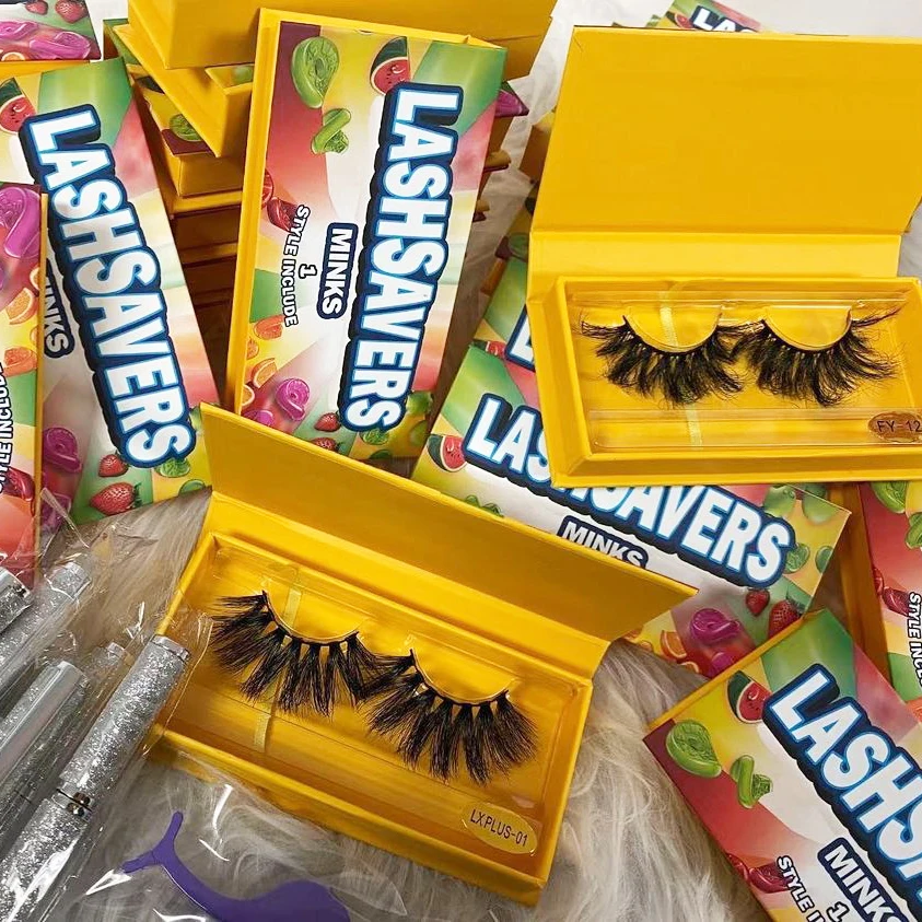 

lashese with case lashes3d wholesale vendor 25mm eyelash packaging, Natural black