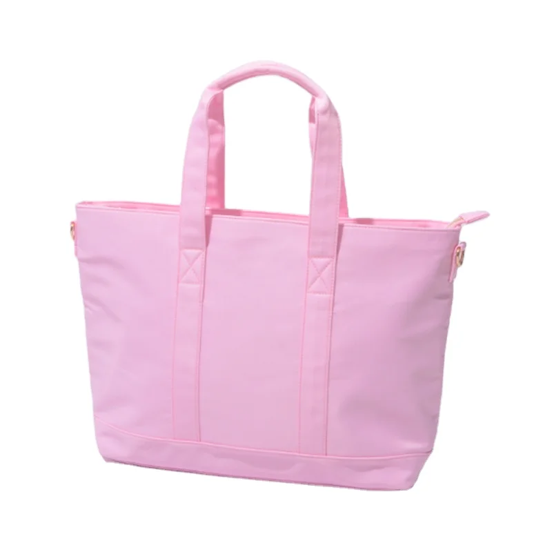 

New Year Gifts New Arrivals Tote Bag Large Capacity Amazon Hot Selling Nylon Tote Bags Multi Color In Stock Nylon Handbag, Baby pink, dark pink, khaki,black, nude, lilac