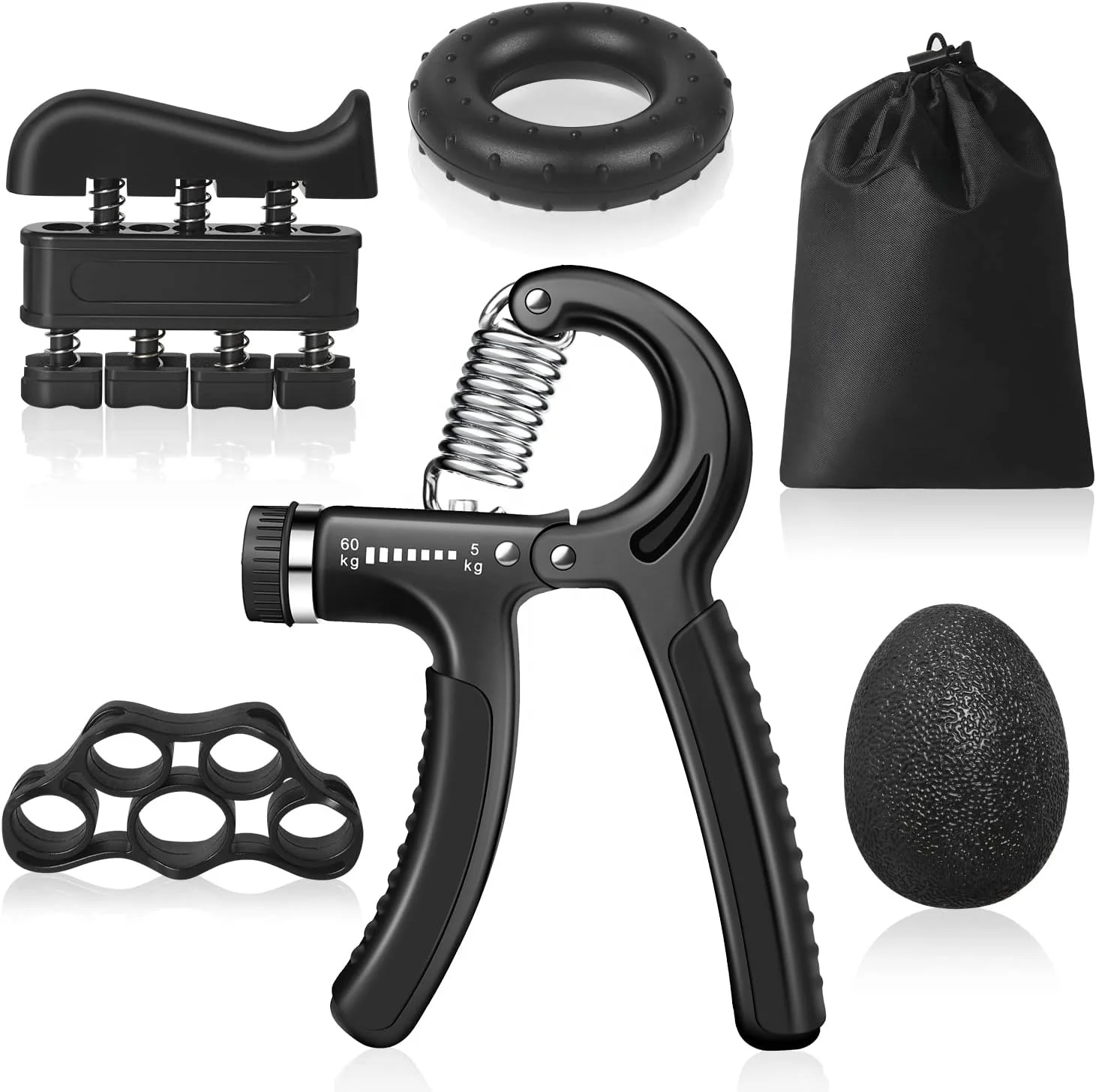 Wholesale Strength Training Hand Gripper Set with Finger Exerciser Stretcher