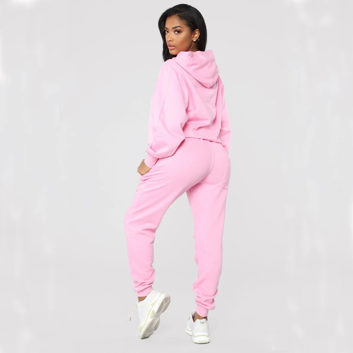 Design Your Own Cheap Blank Sweatsuit Tracksuit Womens Jogger Sweatsuit ...