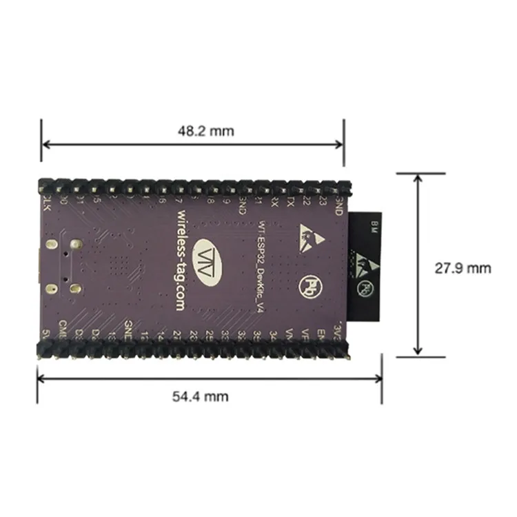 Wt-esp32-devkitc V4 Esp32 Development Board Kits Based On Esp32-wroom ...