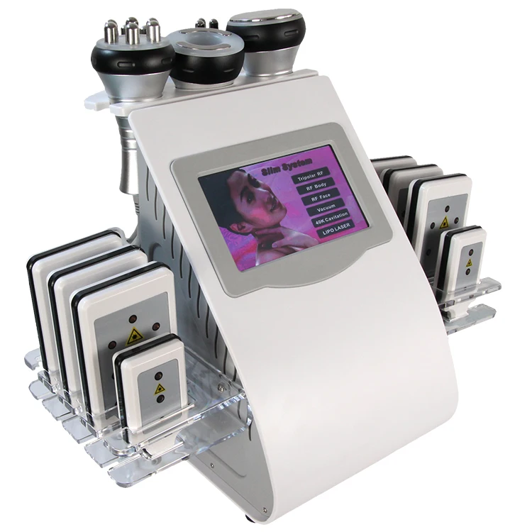 

Factory price portable 6 in 1 ultrasound cavitationslimming machine laser Cellulite Reduction slimming system