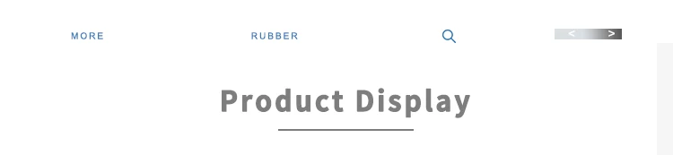 Skid Rubber Product Custom Shape Door Stopper
