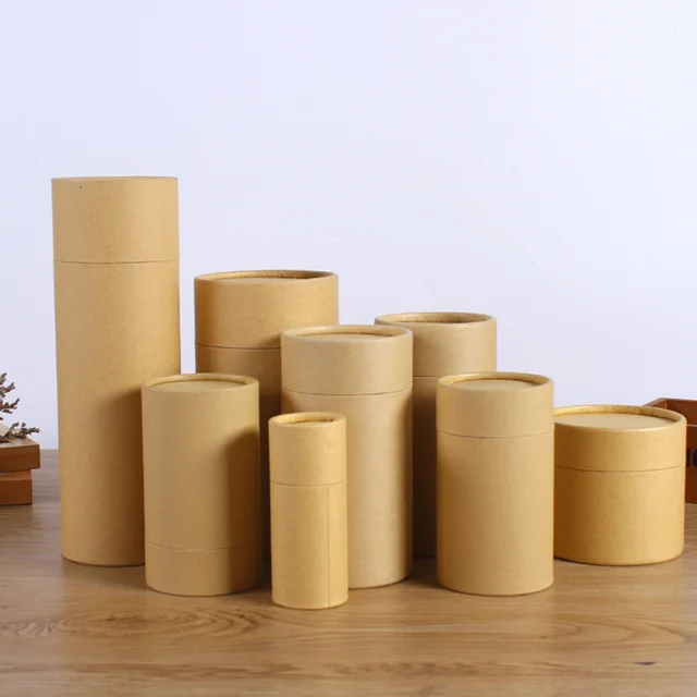 High quality promotional custom round cardboard candle packing boxes