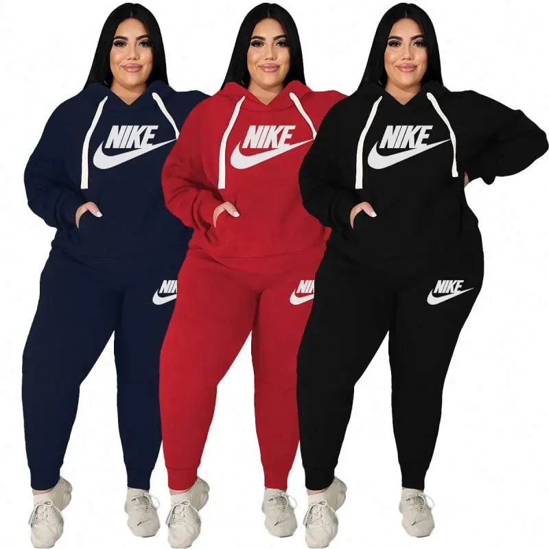 

Fashion Cute Women Bodycon Rib Pants Nik Sweat Suits Plain Colour Knitted Sets Outfits Two Piece Long Sleeve Women Jogging Set