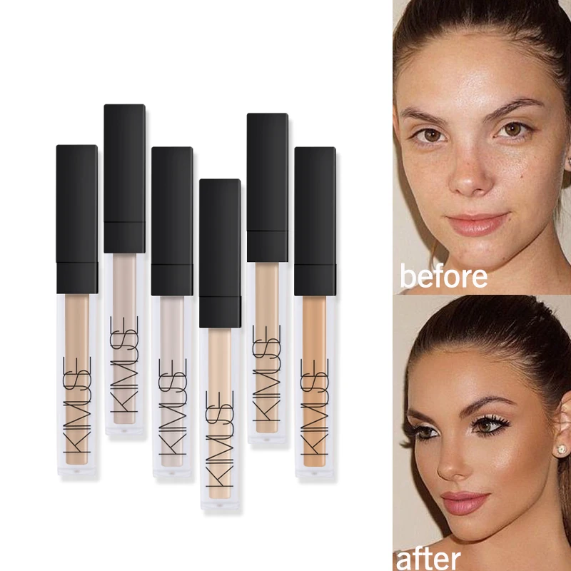 

OEM Private Label Cosmetics Foundation Makeup Liquid Stick Matte Full Coverage Concealer, 6 colors optional