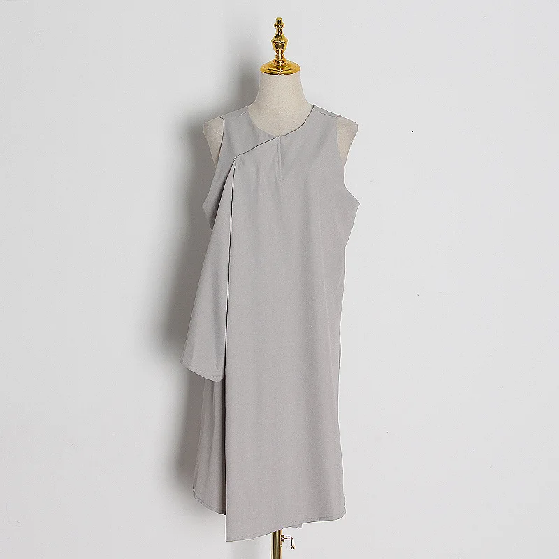 

2020 summer hot sale new style high quality clothes women personalized irregular tank dress elegant dresses with fashion design