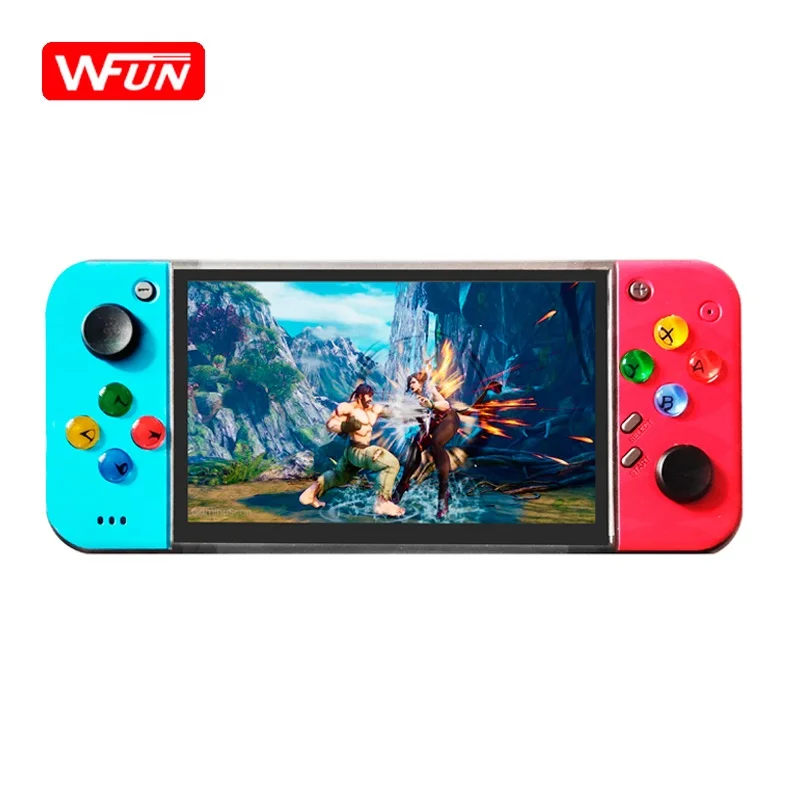 

WFUN Newest Q50 5.1 inch 8GB Portable Video Game Console Retro 128bit Consola Handheld Game Player