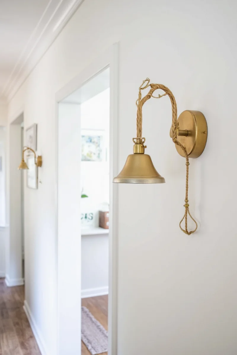 Sconces in a child-safe living room