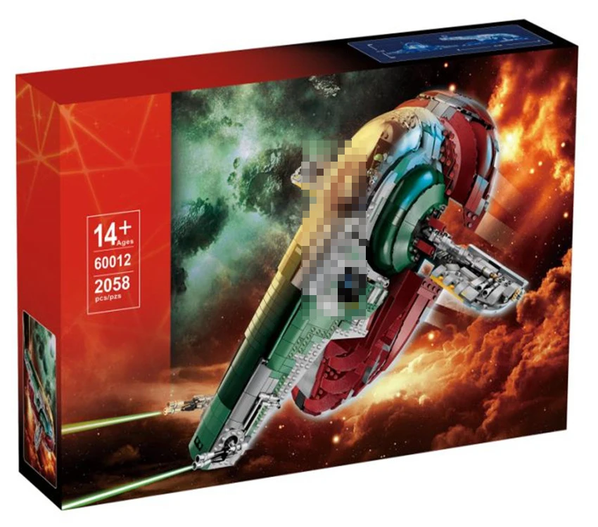 

81039 Slave I 2067 pcs Star Plan Wars UCS Bounty Hunter spacecraft puzzle assembly collection model gift