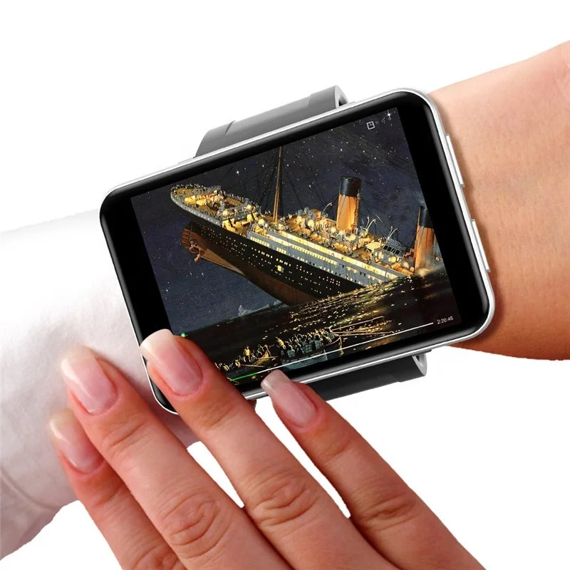 

DM100 2.86'' Smart Watch 16GB 32GB Storage Android 7.1 4G GPS WiFi Smart Watch Men SmartWatch with Camera 2700mAh Battery