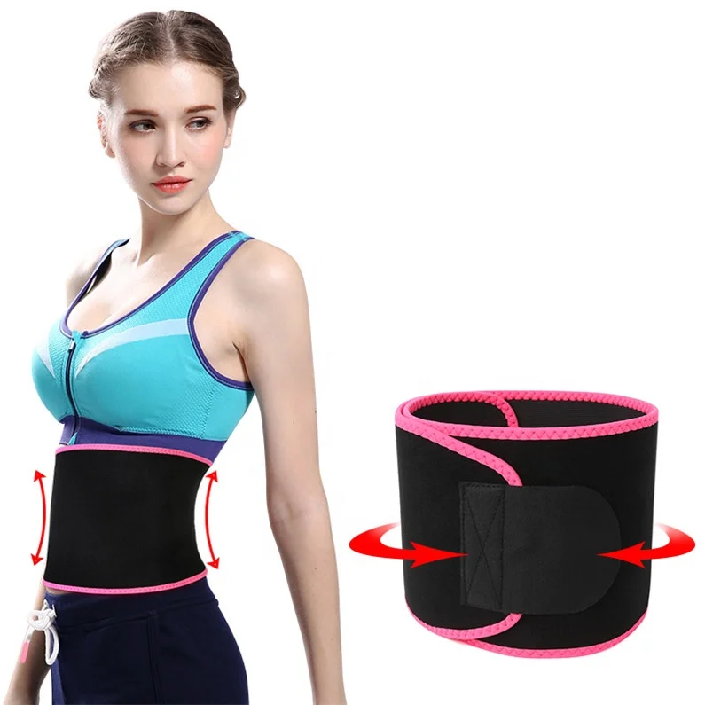 

Hot Sauna Neoprene Weight Loss Waist Trimmer Belt, Black/custom colors