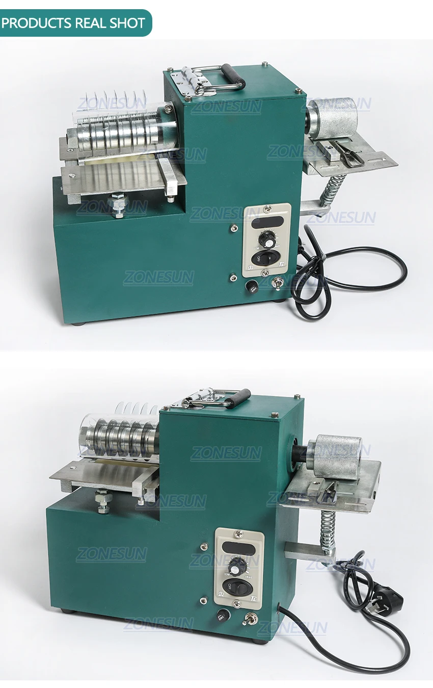 Zonesun V04 Leather Strip Belt Strap Cutting Machine With Edge Folding