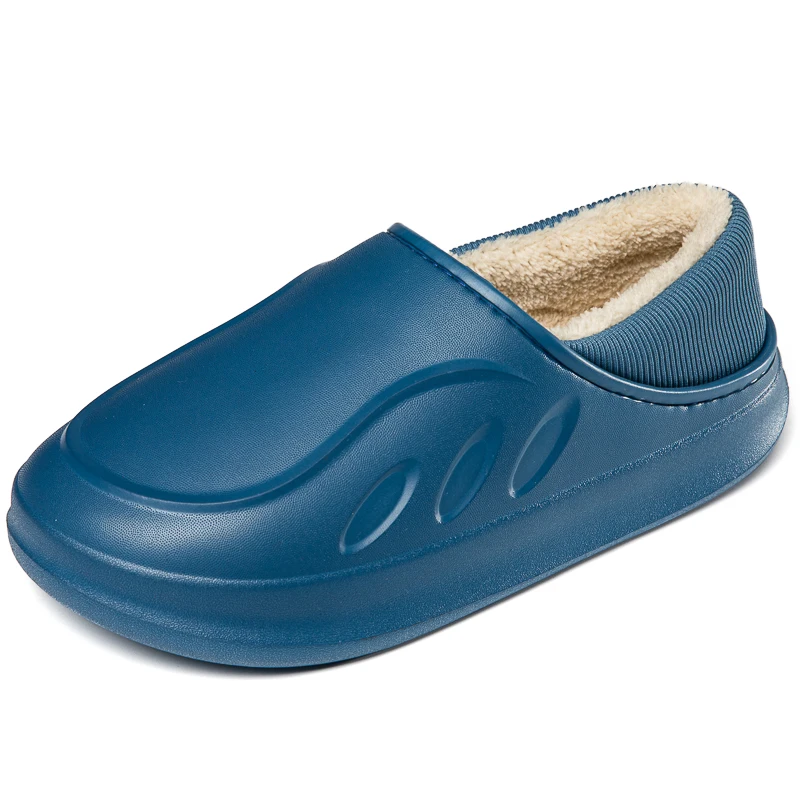 

Couples cotton-padded shoes with back heels soft cotton yeezy plush slippers waterproof shoes for men and women, Customized color