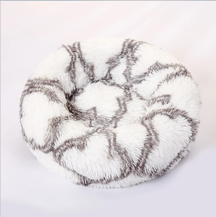 

Oval Calming Donut Cuddler Fashionable Luxury Portable Elevated Pet Bed Covers, Customized color