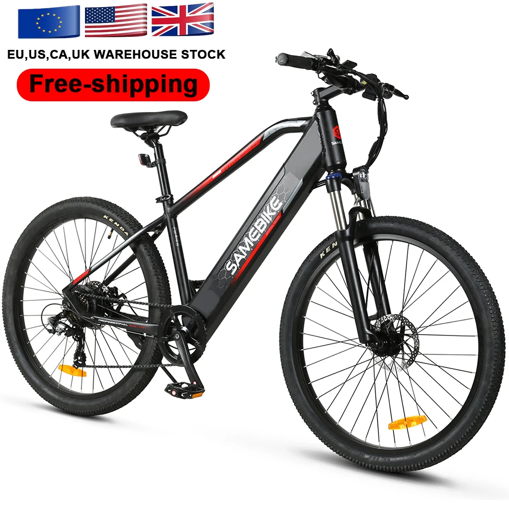 

2022 STOCK 27.5" 500W high speed motor lithium battery 48V/10Ah fat tire electric mountain bicycle city e-bike, Customizable