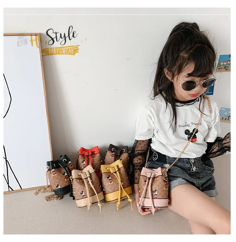 

2022 small mini cute children girls and boys summer money wallet drawstring baby purse chain handbag kids best selling purse, As picture see
